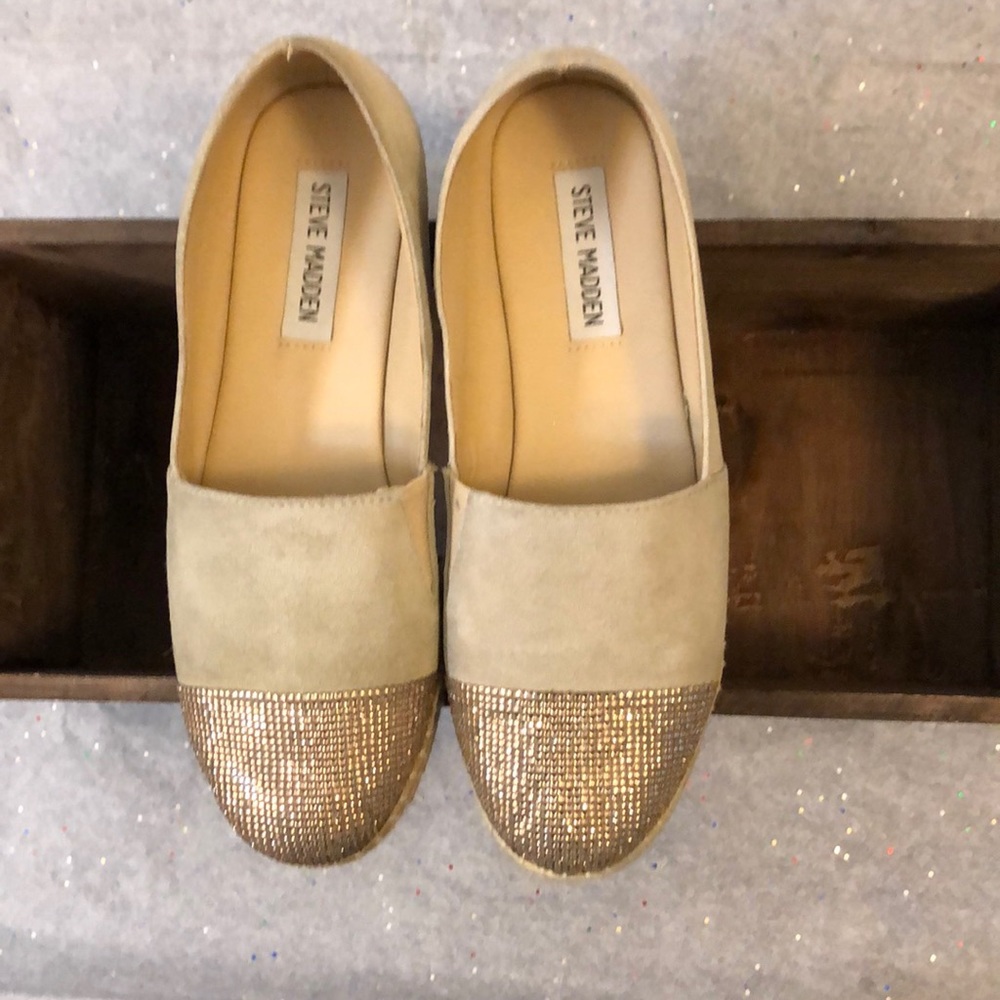 Steve Madden Women Leather/Yute Espadriles - Picture 2 of 7